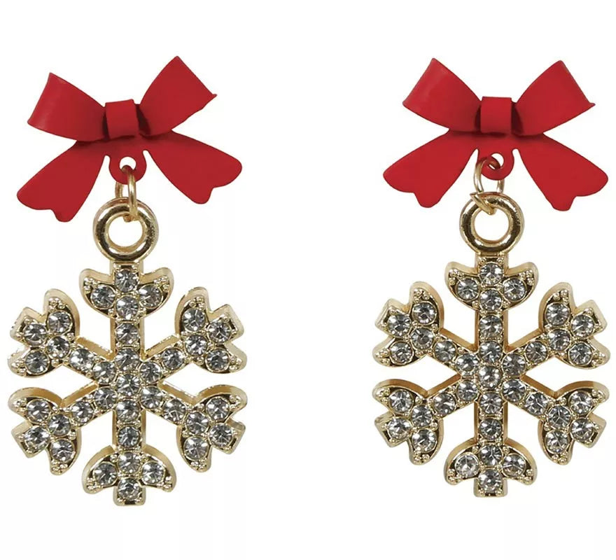 Translation missing: es.Pendientes Copos de Nieve Navidad