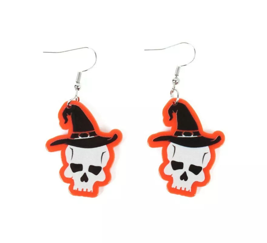 Translation missing: es.Pendientes de Calaveras con sombrero