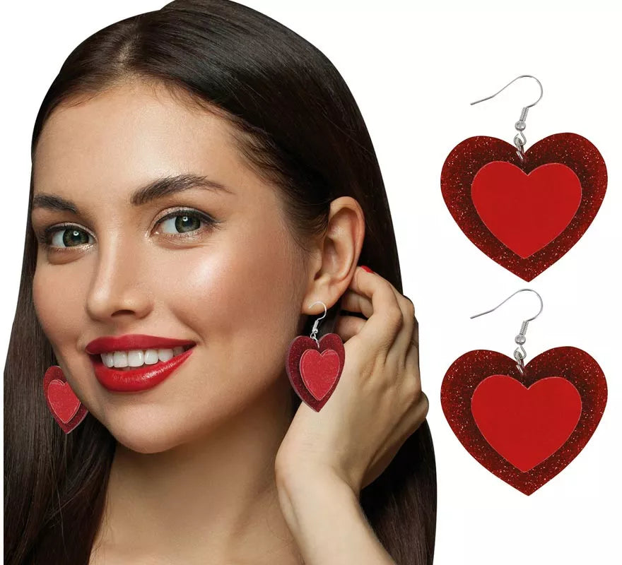 Translation missing: es.Pendientes de Corazones de 5 cm