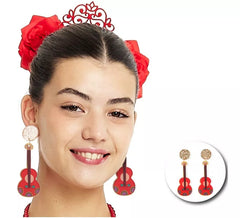 Pendientes de Guitarras Folclóricas de 2x7,5 cm