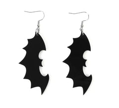 Pendientes de Murciélagos negros