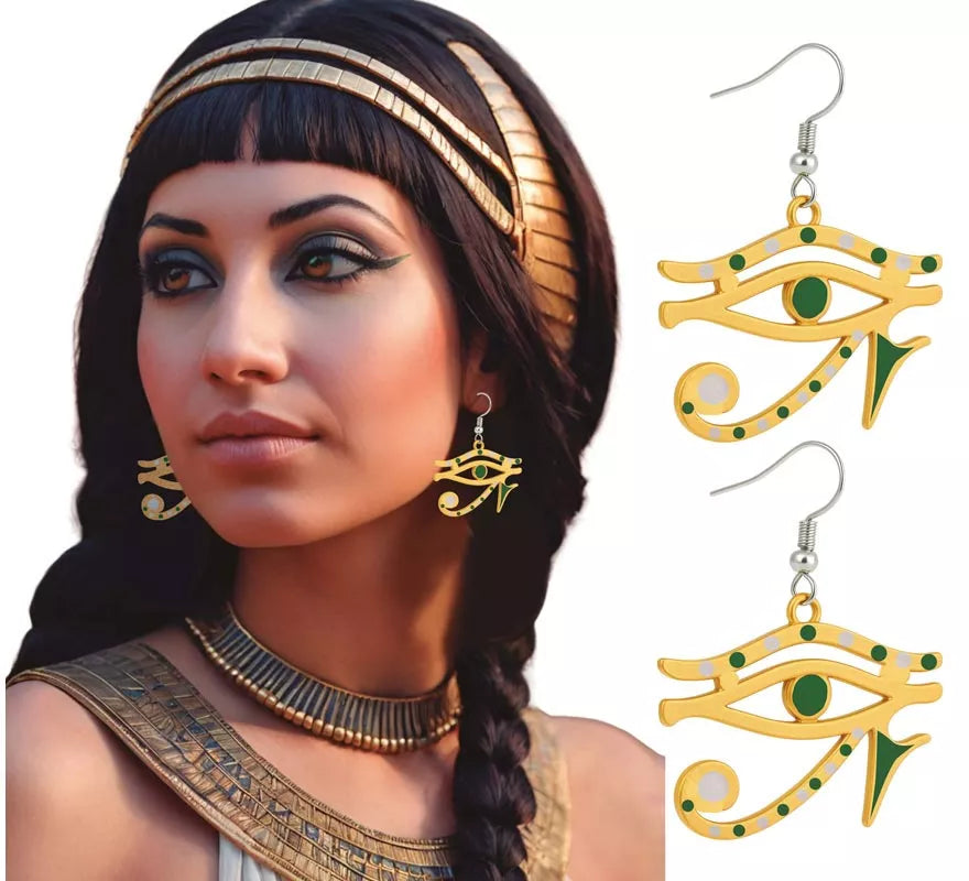 Translation missing: es.Pendientes de Ojo de Horus de Faraona Egipcia