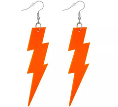 Pendientes de Rayo Años 80 Neón en varios colores