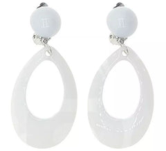 Pendientes de Sevillana Ovalados de 8 cm en varios colores