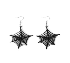 Pendientes de Telaraña negras