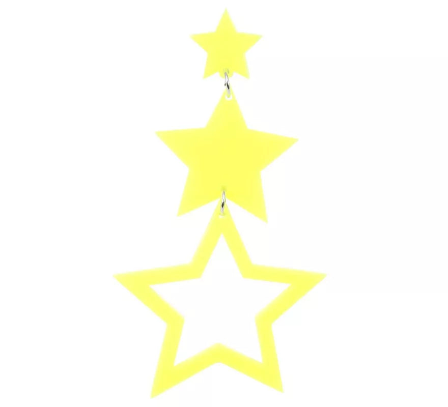 Translation missing: es.Pendientes Estrellas Neón en colores surtidos