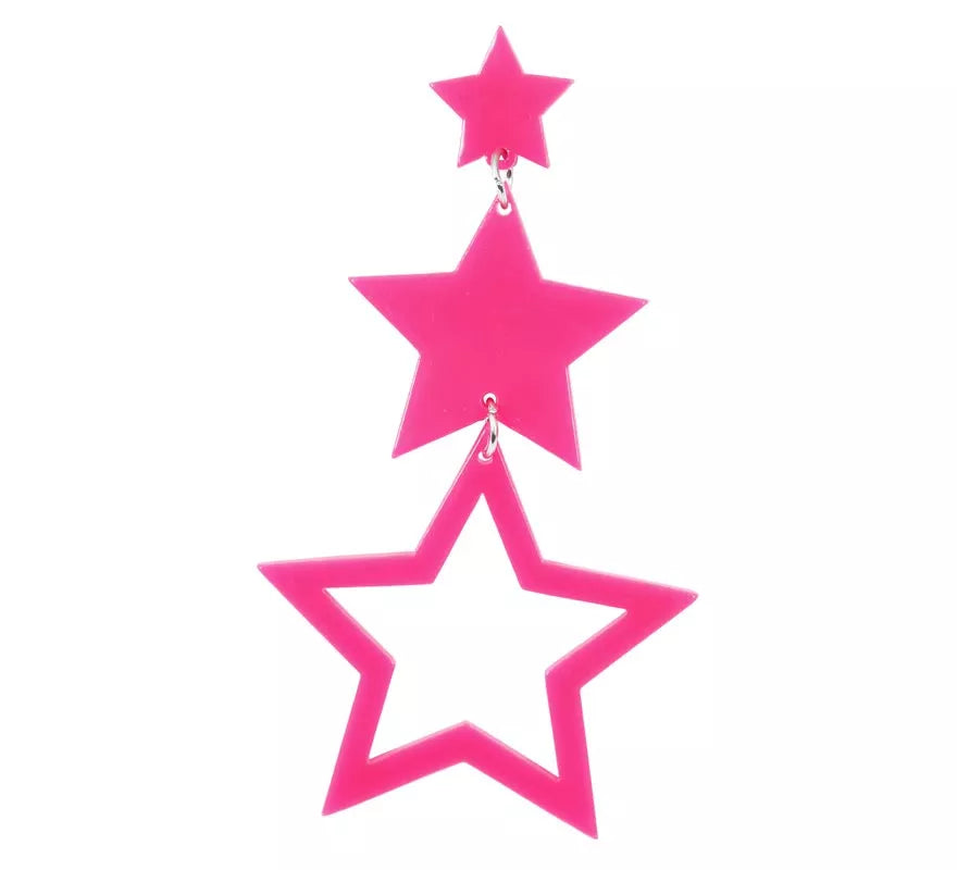 Translation missing: es.Pendientes Estrellas Neón en colores surtidos