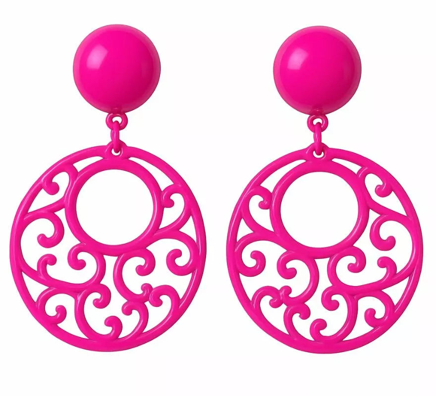 Translation missing: es.Pendientes Flamenca Circulares con adornos en varios colores