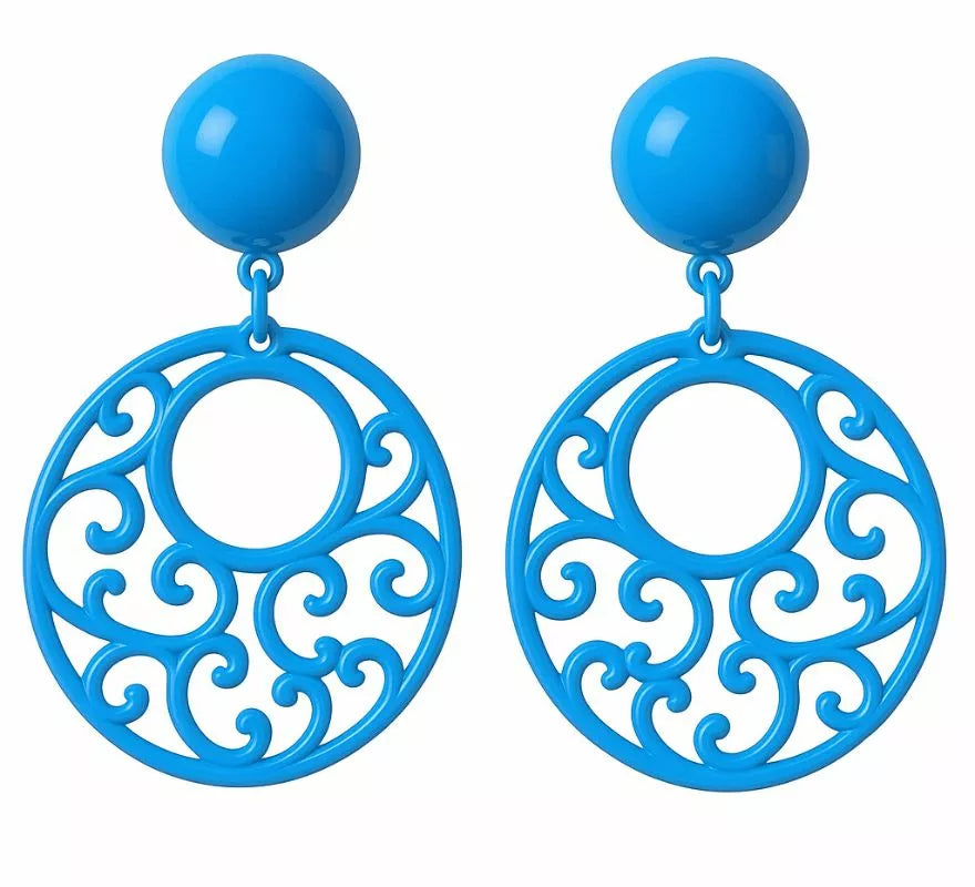 Translation missing: es.Pendientes Flamenca Circulares con adornos en varios colores