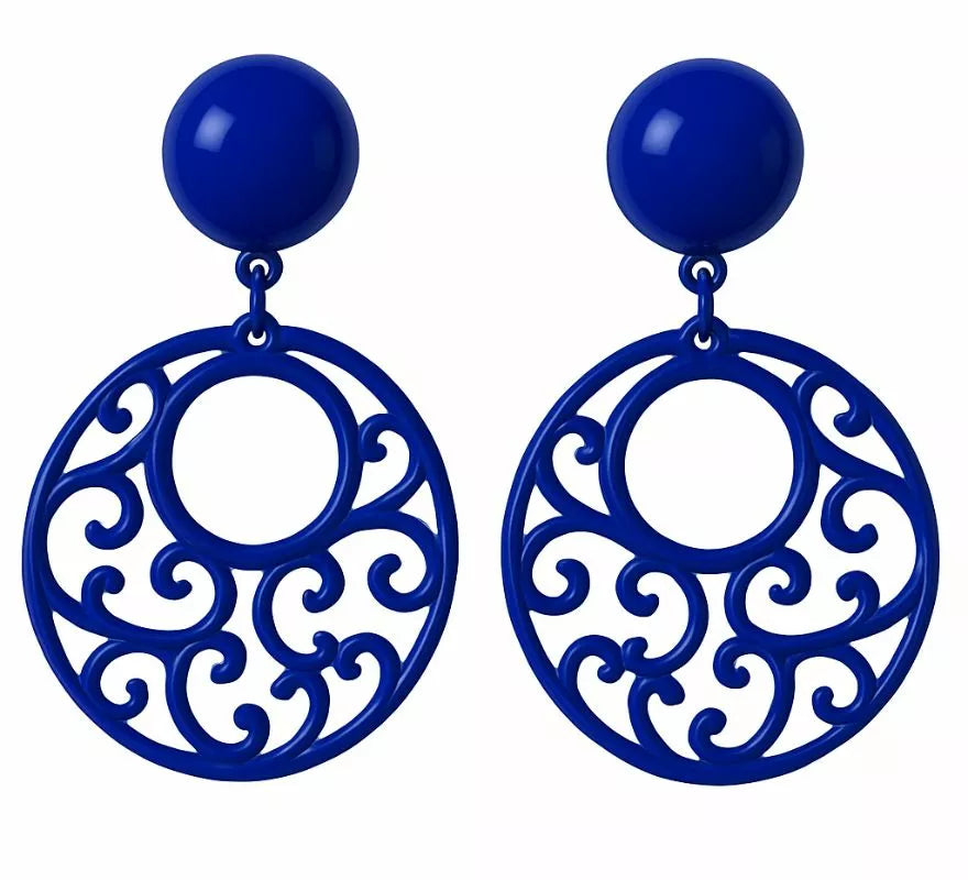 Translation missing: es.Pendientes Flamenca Circulares con adornos en varios colores
