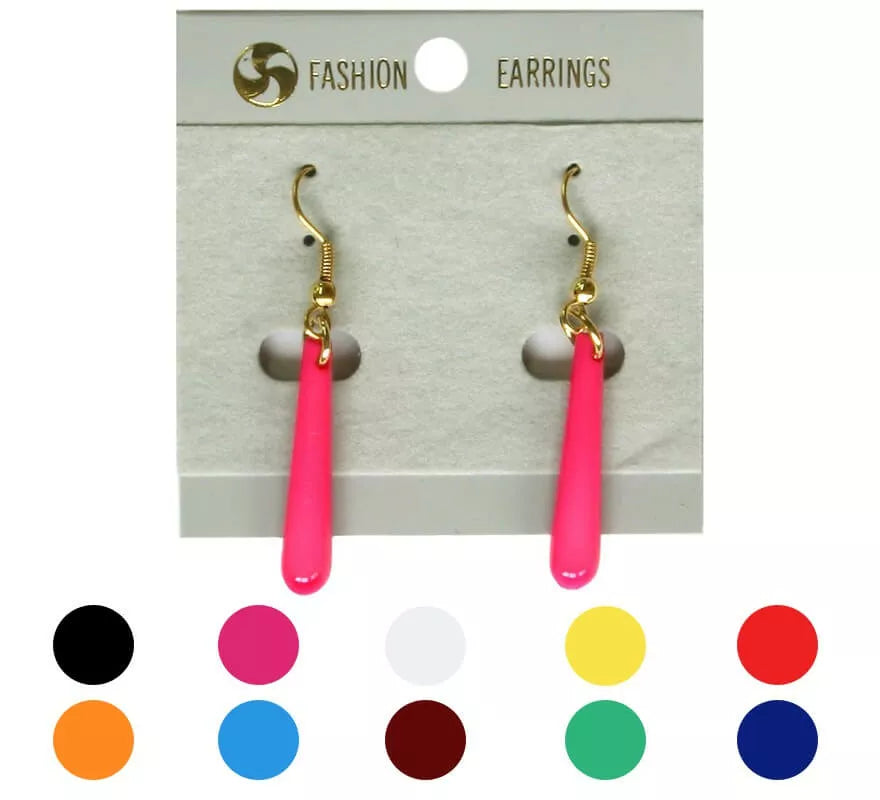 Translation missing: es.Pendientes Flamenca Lágrima alargada finos en varios colores