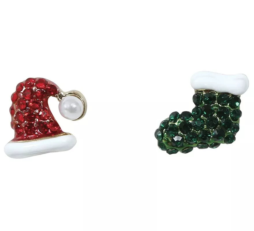 Translation missing: es.Pendientes Gorrito y Calcetín Navideños