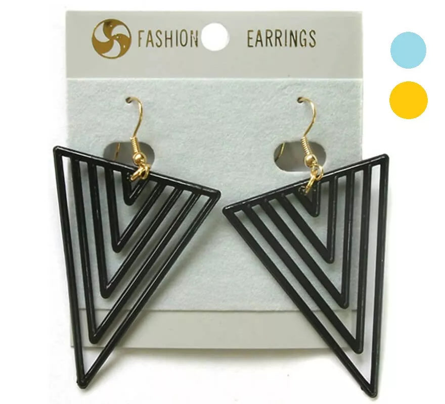 Translation missing: es.Pendientes Pop de los 80 Triangulares en varios colores