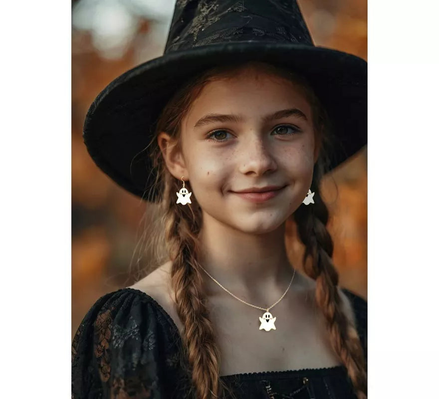 Pendientes y Collar de Fantasma