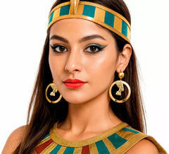 Pendientes Faraona Egipcia