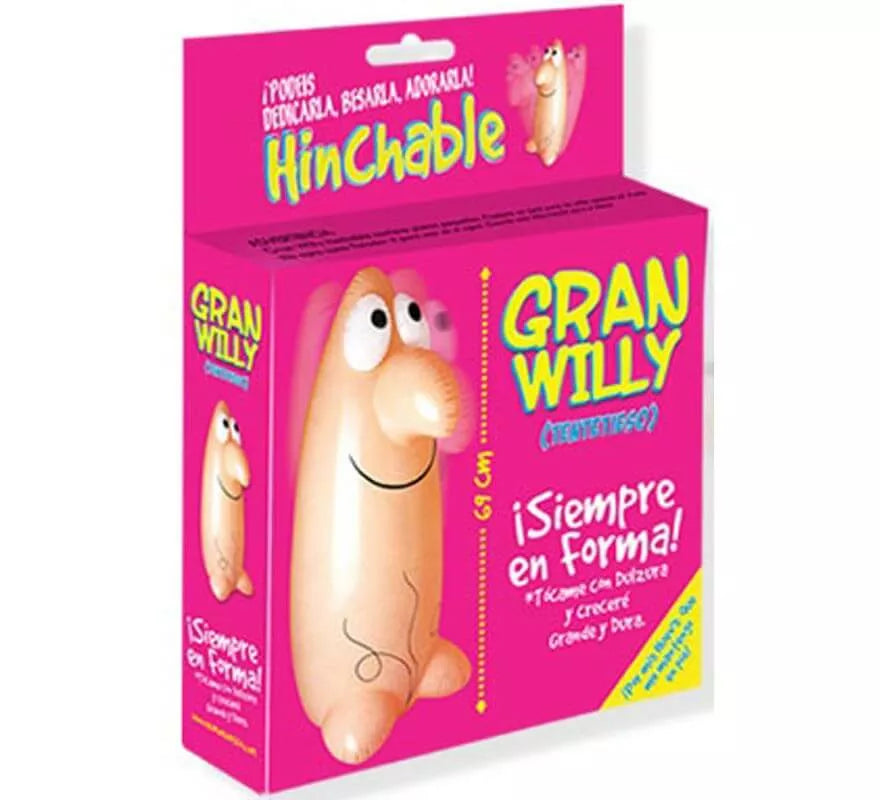 Translation missing: es.Pene Hinchable Tentetieso El Gran Willy de 69 cm