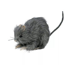 Pequeña Rata Peluda gris de 15 cm