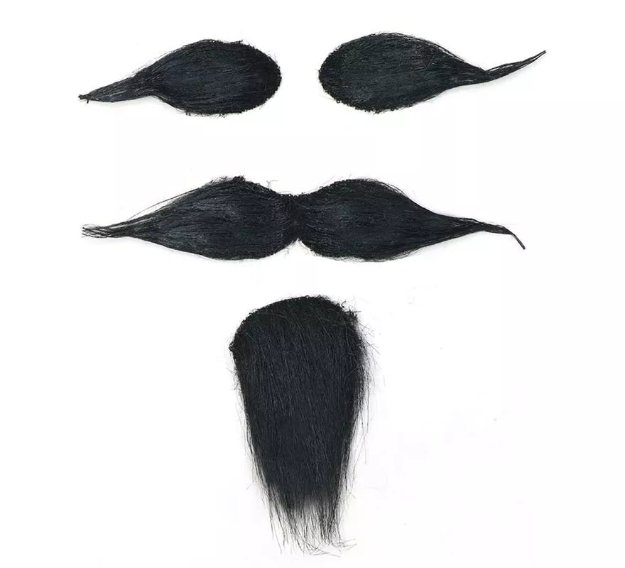 Translation missing: es.Perilla, Bigote y Cejas con Adhesivo