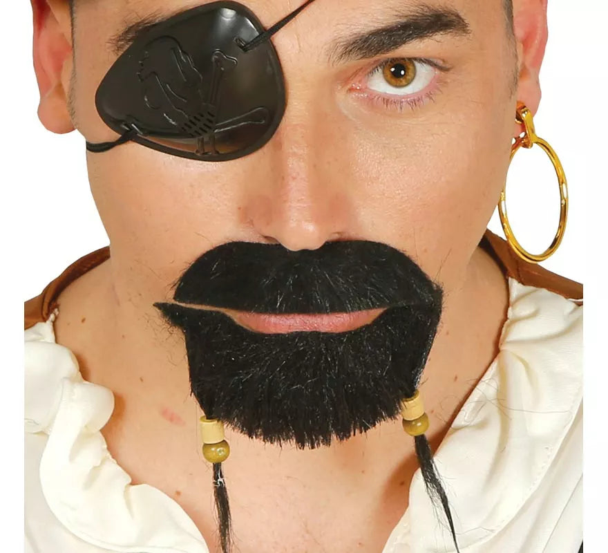 Translation missing: es.Perilla y bigote de Pirata con adornos
