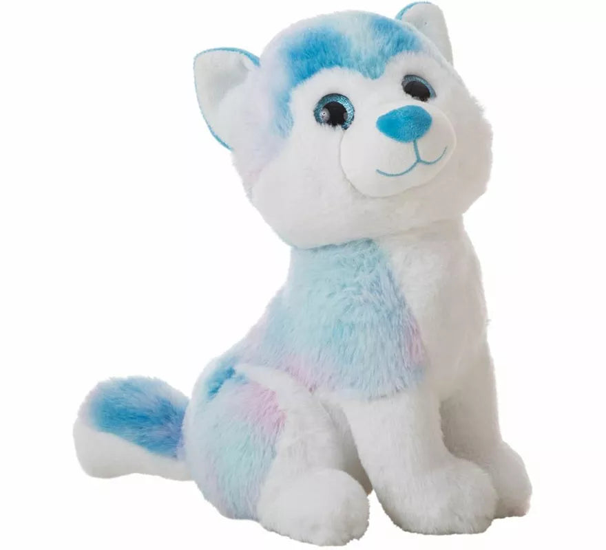 Perro Husky de Peluche azul en varios colores