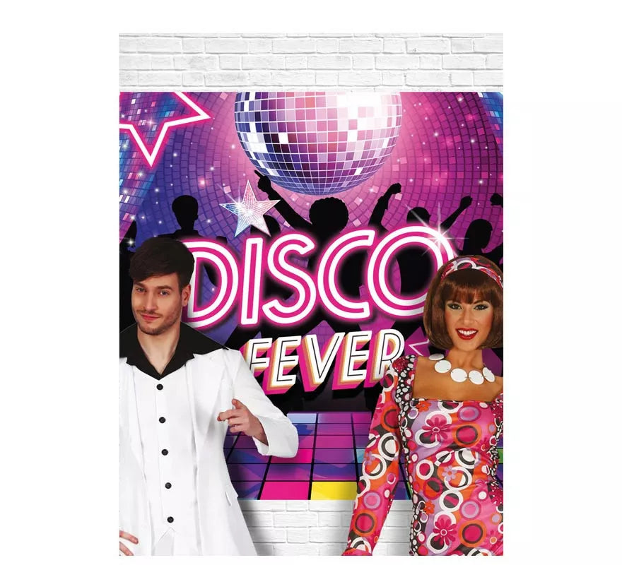 Translation missing: es.Photocall Disco Fever de 220x150 cm