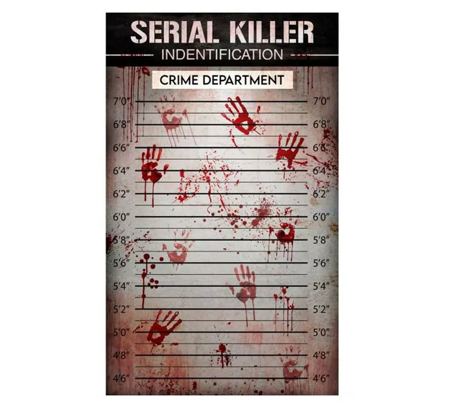 Translation missing: es.Photocall Serial Killer Tela de 120x200 cm