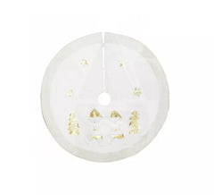 Pie de Árbol Navidades Blancas de 100 cm