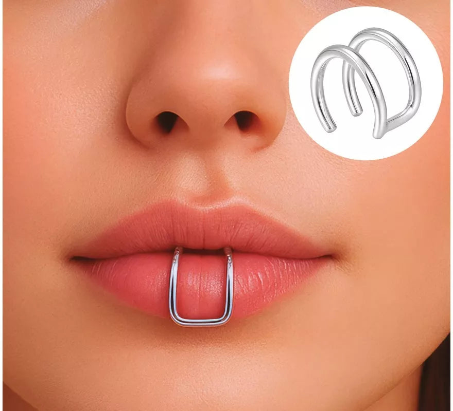 Translation missing: es.Piercing Doble Labio Falso