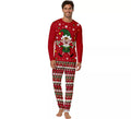 Pijama Navideño de Elfo de 2 Piezas para hombre