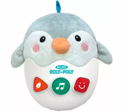 Pingüino Huevo Musical con Luz y Sonido de 22 cm