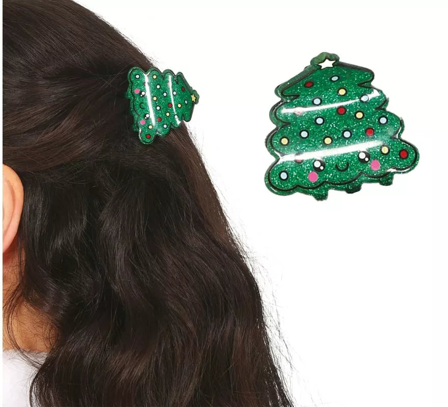 Translation missing: es.Pinza de Árbol Navideño para el Pelo de 4,5 cm