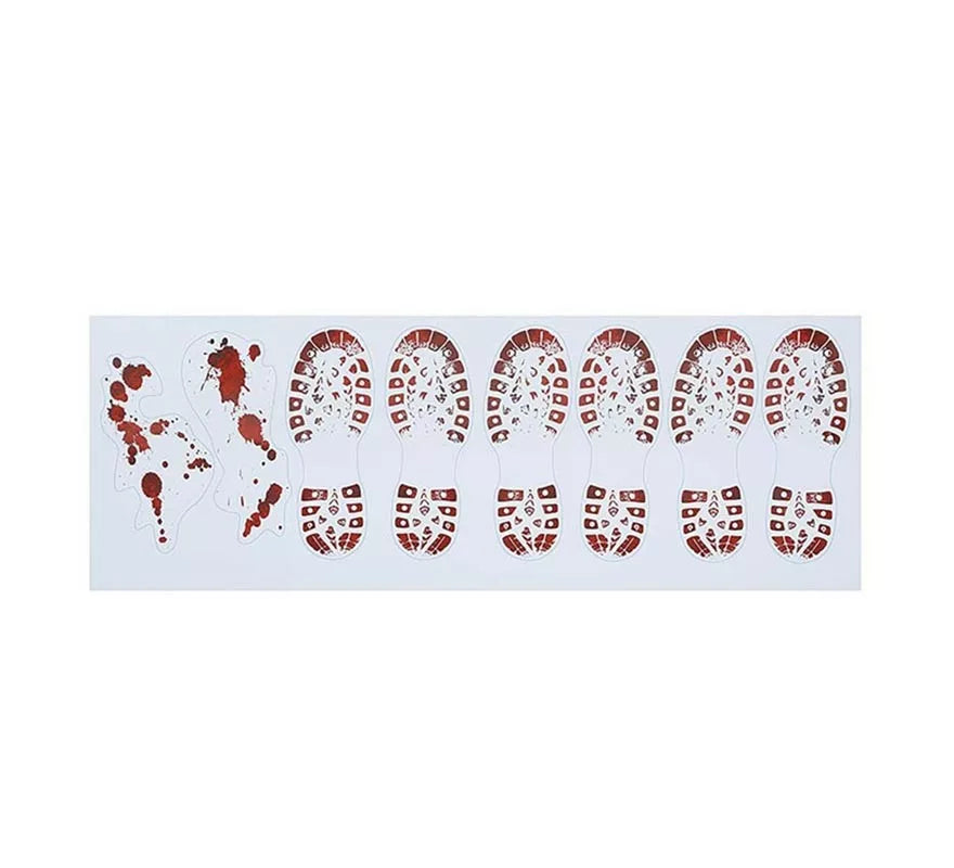 Translation missing: es.Pisadas Botas con Sangre Adhesivas 2x25x70 cm