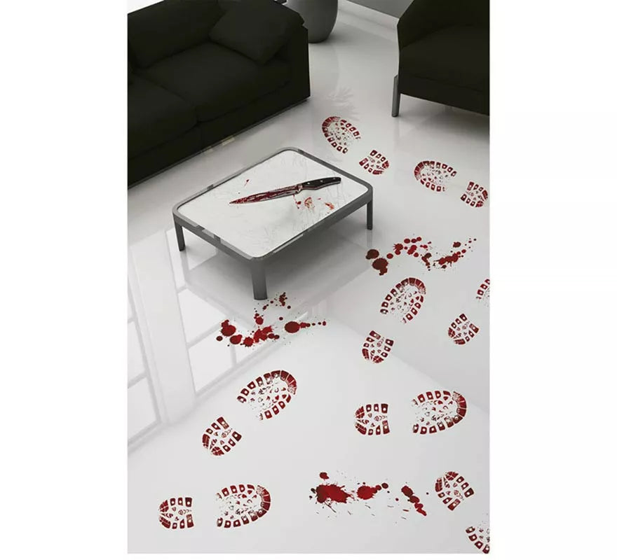 Translation missing: es.Pisadas Botas con Sangre Adhesivas 2x25x70 cm