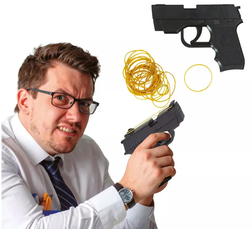 Translation missing: es.Pistola de Gomas Elásticas de 17 cm de Plástico de Juguete