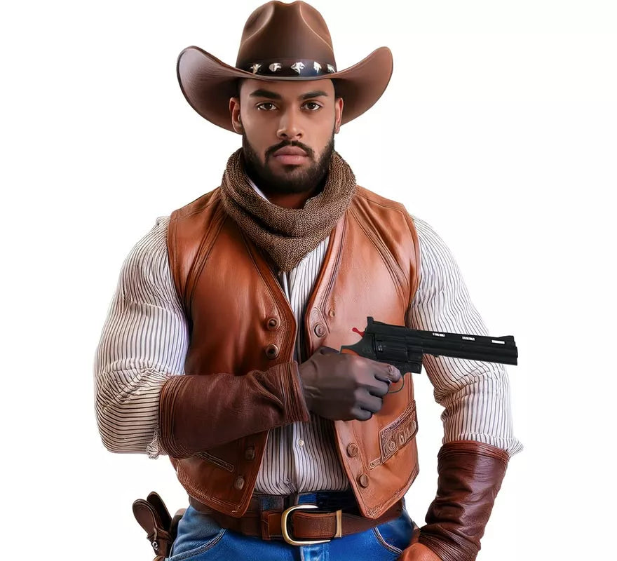 Translation missing: es.Pistola de Vaquero de 25 cm de Plástico de Juguete