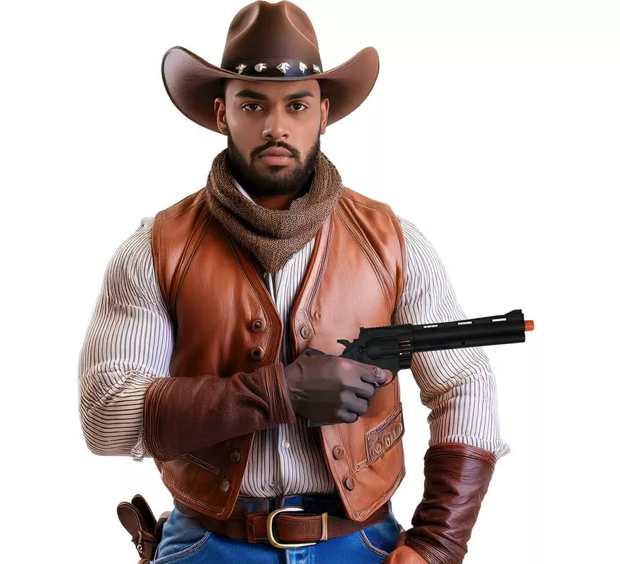 Translation missing: es.Pistola de Vaquero de 32 cm de Plástico de Juguete