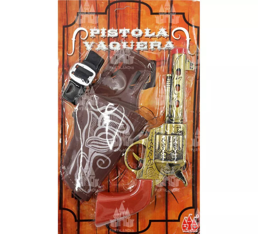 Translation missing: es.Pistola Revólver, Cartuchera y Correa con Hebilla Cowboy colores surtidos