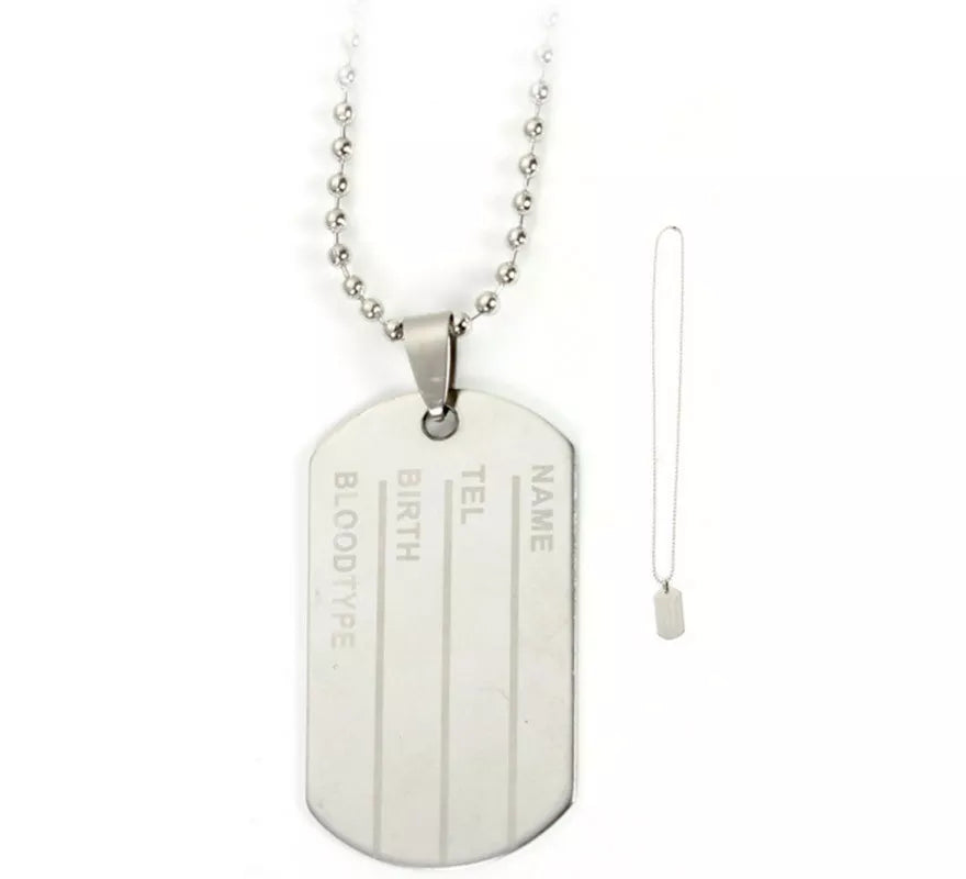 Translation missing: es.Placa de Identificación Militar con cadena de 38 cm