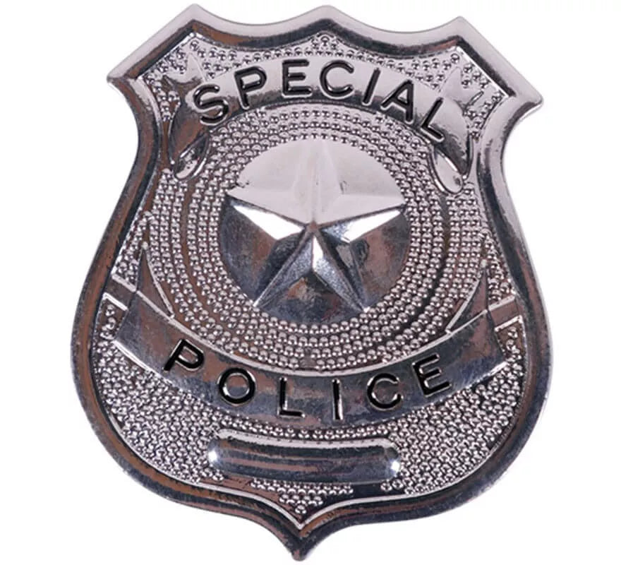 Translation missing: es.Placa de Policía Metálica de 6 cm