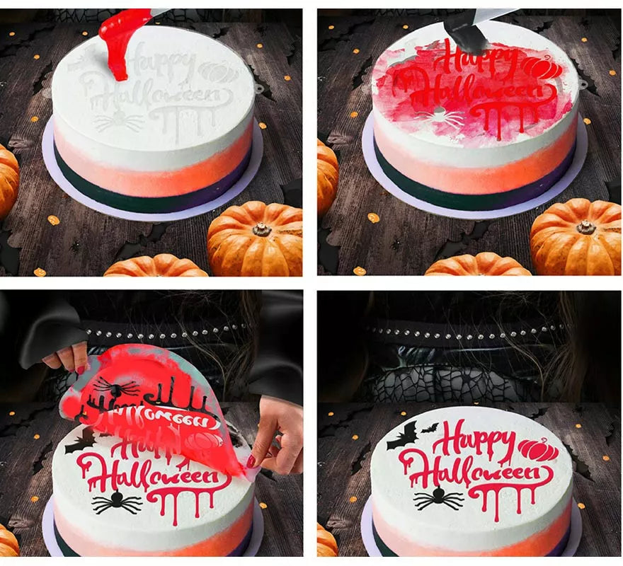 Translation missing: es.Plantilla de 'Happy Halloween' Decoración Pasteles 25 cm