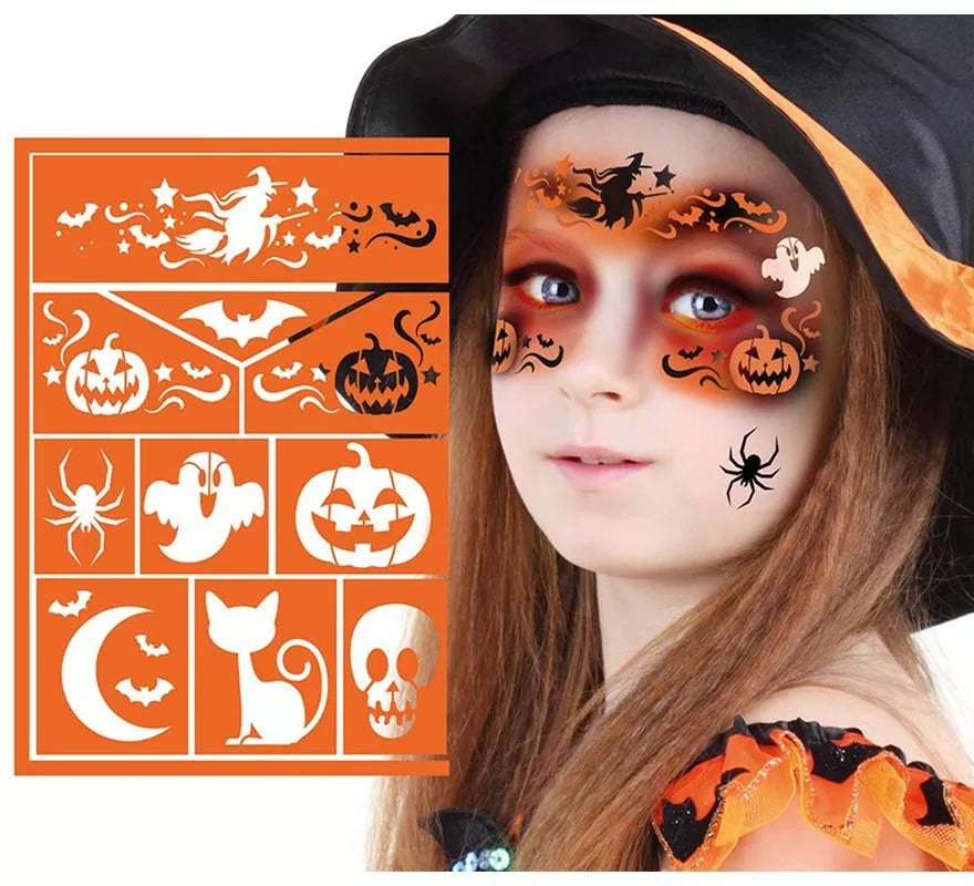 Translation missing: es.Plantilla de Maquillaje Bruja Infantil