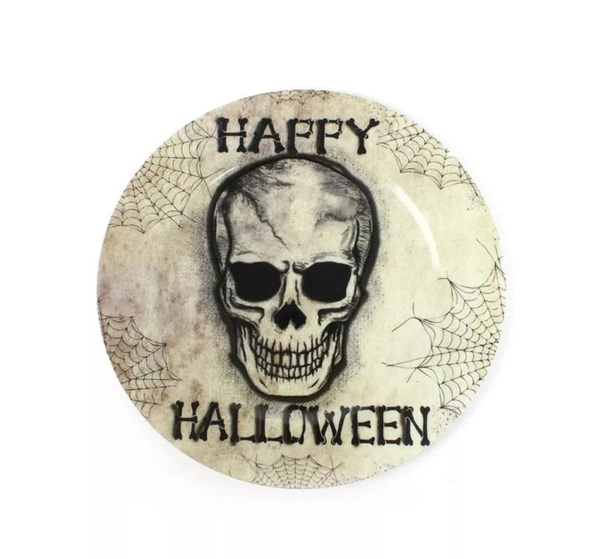 Translation missing: es.Plato Calavera Happy Halloween de 33x1,7 cm