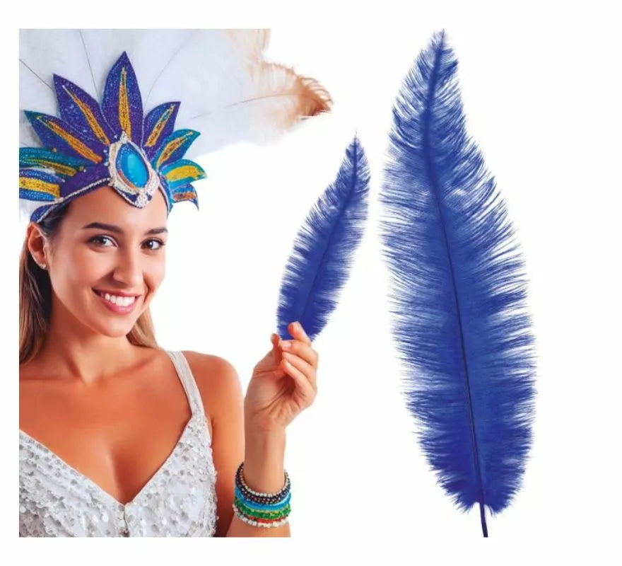 Translation missing: es.Pluma de Avestruz Grande en varios colores 40 cm