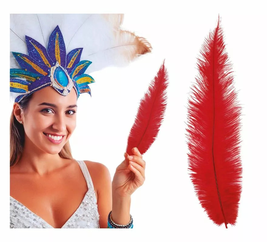 Translation missing: es.Pluma de Avestruz Grande en varios colores 40 cm