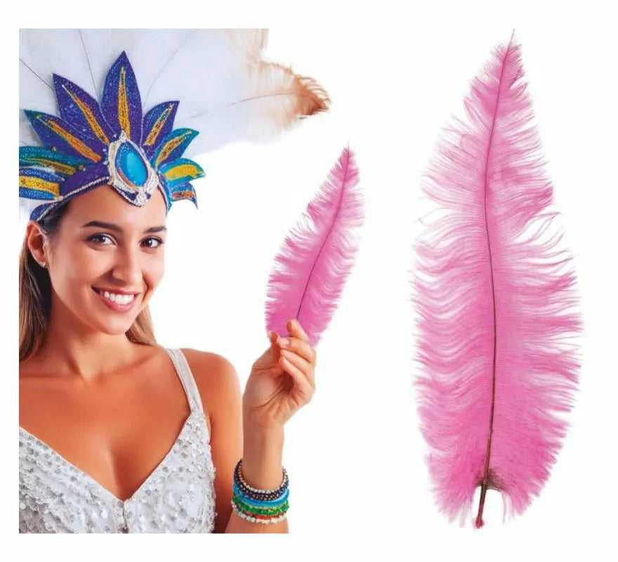 Translation missing: es.Pluma de Avestruz Grande en varios colores 40 cm