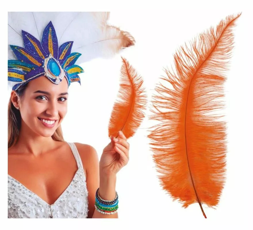 Translation missing: es.Pluma de Avestruz Grande en varios colores 40 cm