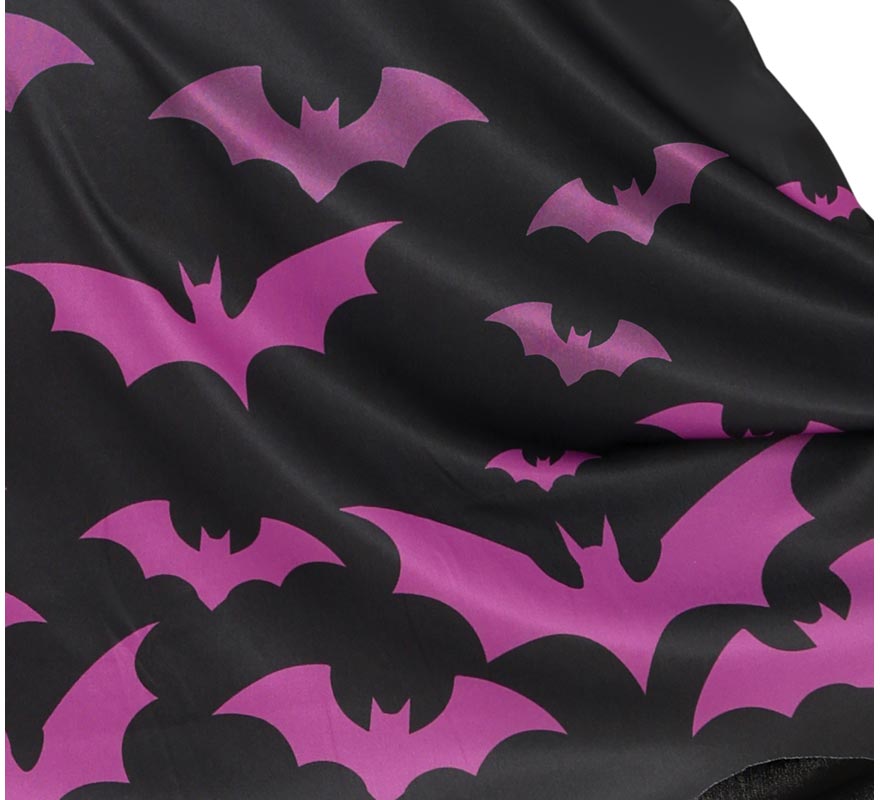 Translation missing: es.Poncho Murciélago morado para niños