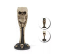 Portavelas de Calavera Tenebrosa de resina de 5,3x13x5,3 cm