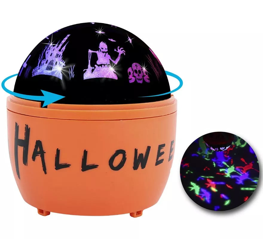 Translation missing: es.Proyector Led Giratorio Halloween de 11.5x11.5x13 cm