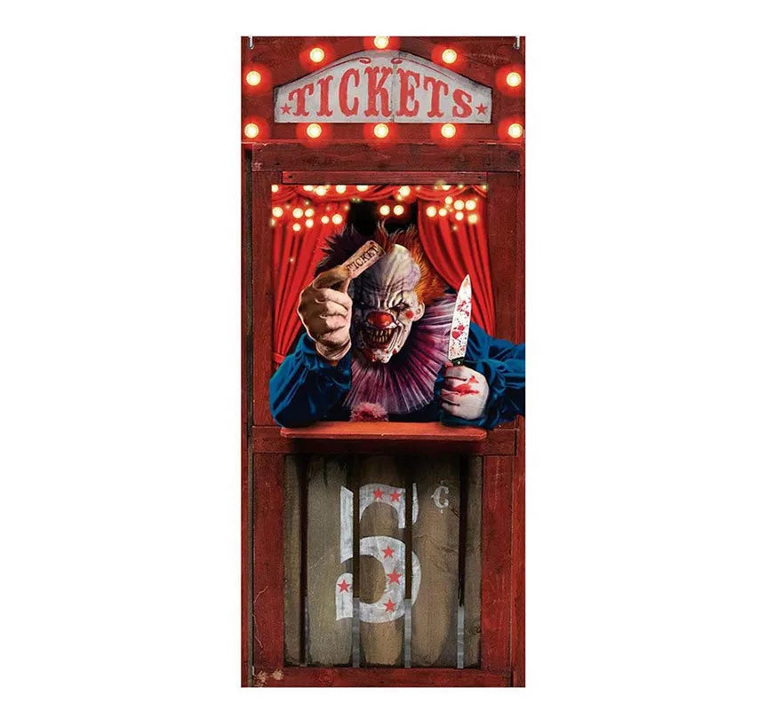 Translation missing: es.Puerta Circo del Horror Decorativa de 80X180 cm